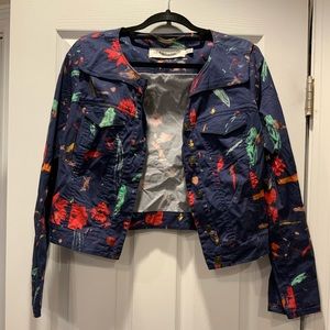 See by Chloe, Floral cropped Jacket, size 6